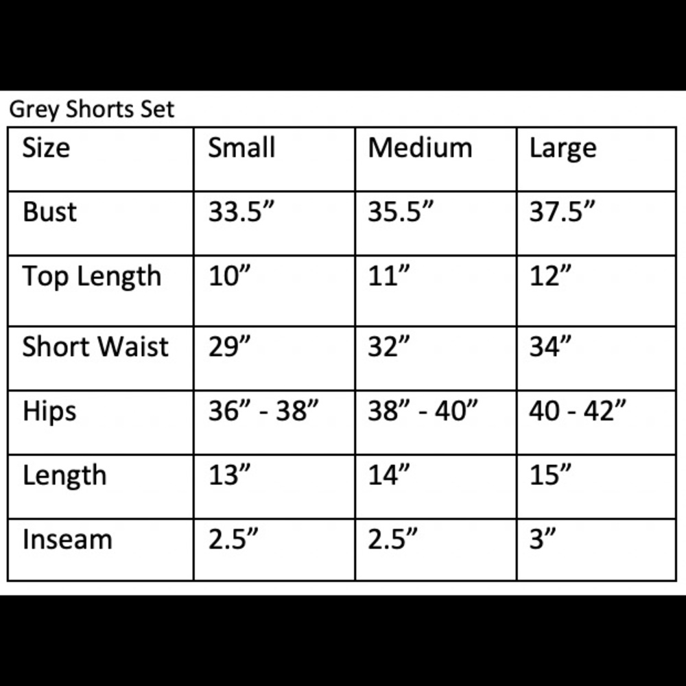 Grey and Coral Crop Top Shorts Set - Picture 8 of 8